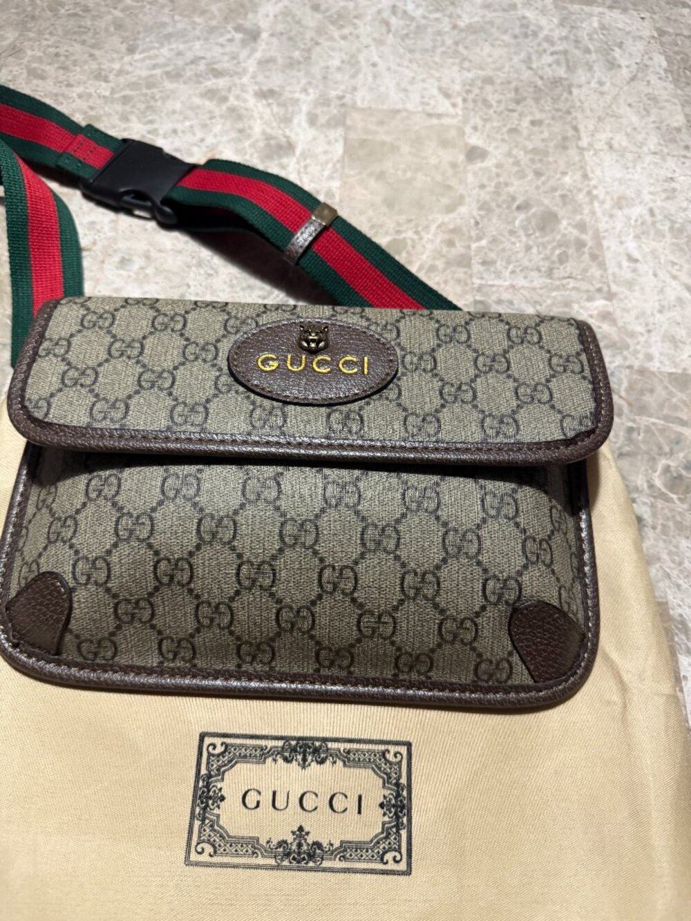 Gorgeous Fashion Beltbag/Crossbody in Coated Canvas! Brand New and Ships ASAP!